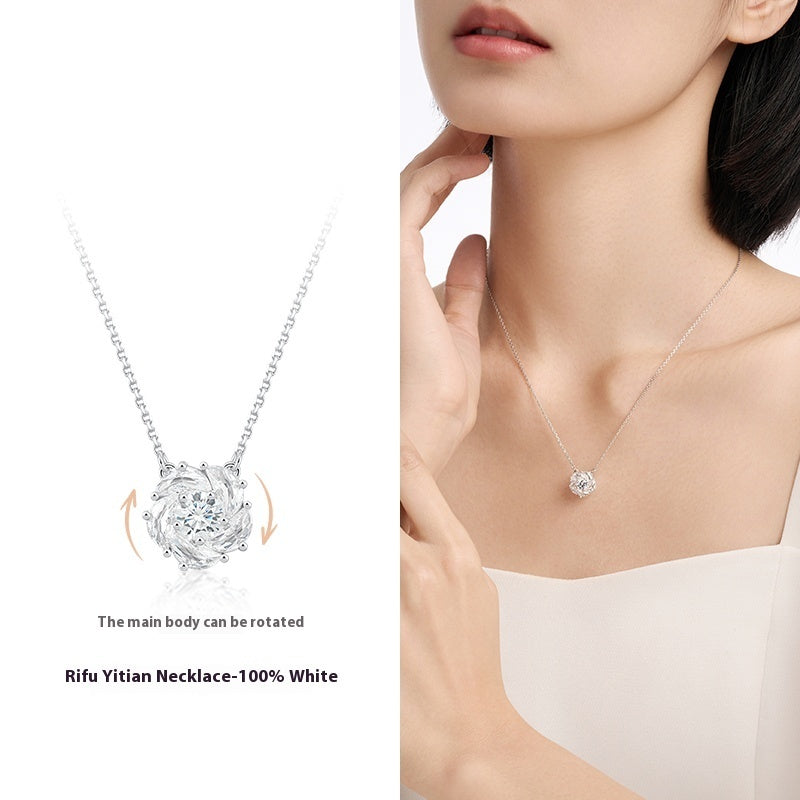 Camellia Necklace Light Luxury Clavicle Gift