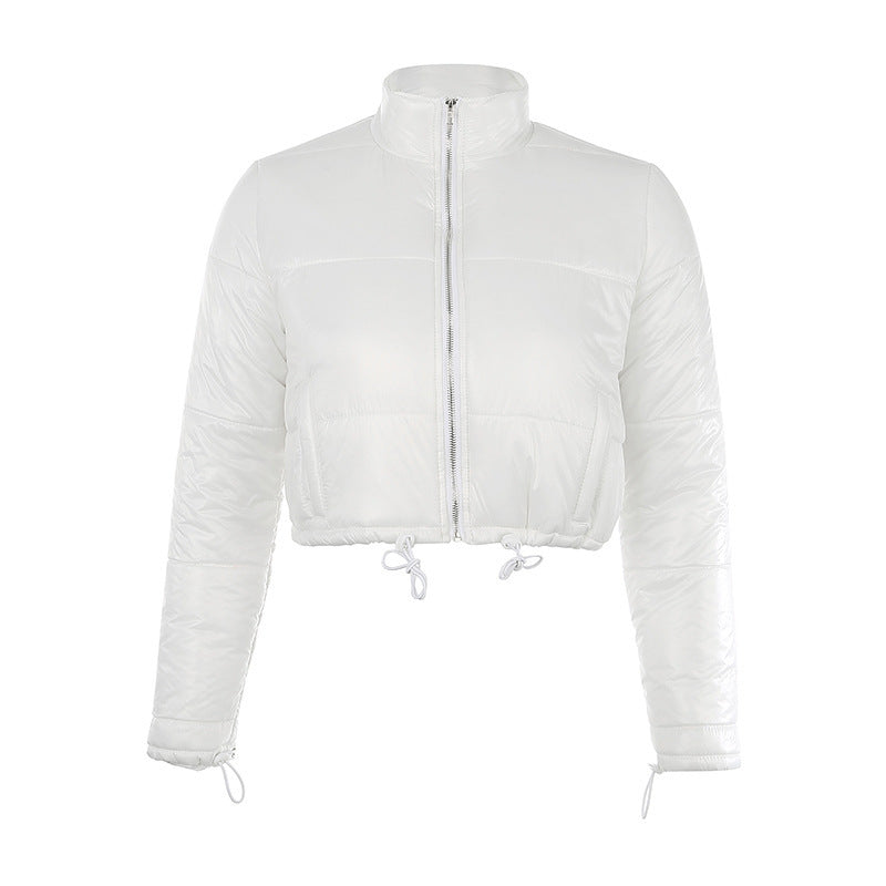 Women's clothing with stand-up collar