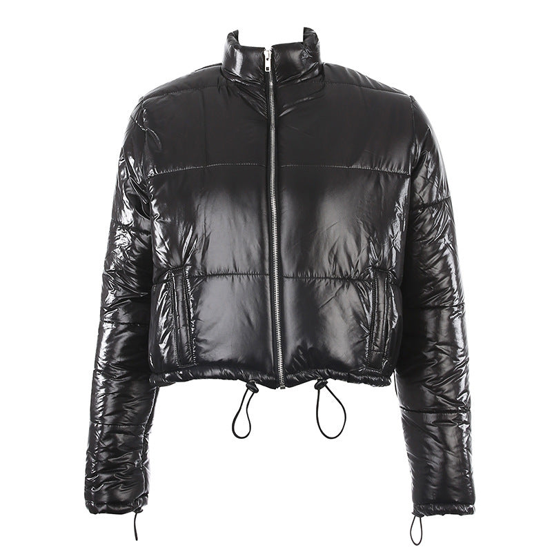 Women's clothing with stand-up collar
